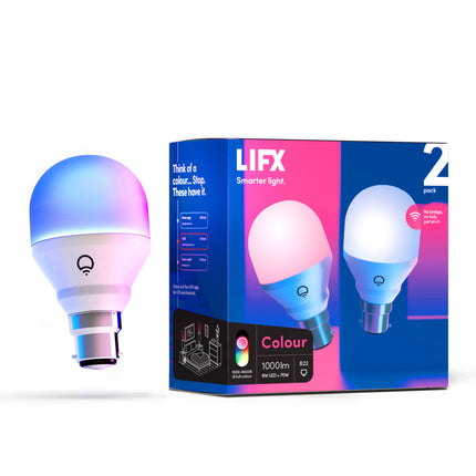 LIFX Colour 1000lm A60 2-Pack Hard Bundle