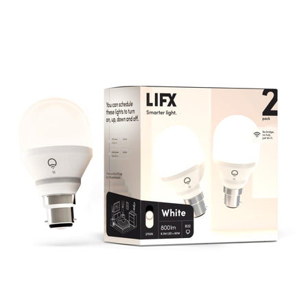 LIFX White 800lm A60 2-Pack Hard Bundle - Clear Deals